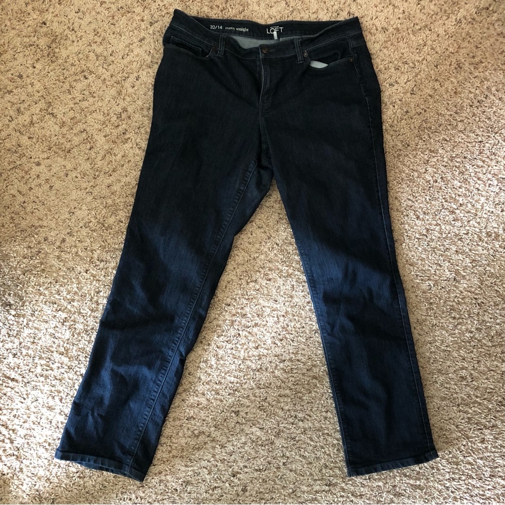 Ann Taylor Loft curvy jeans